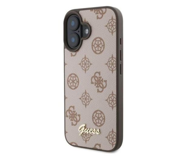 Guess Peony Script Logo do iPhone 16 brązowy - 1279100 - zdjęcie 2